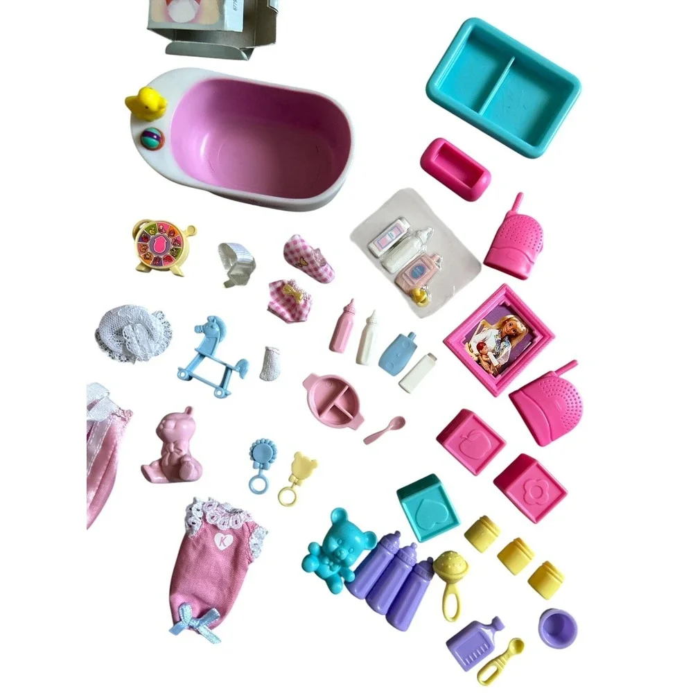 VTG Barbie's Baby Sister Krissy Layette Clothes Accessories Dr Nursery Mixed Lot